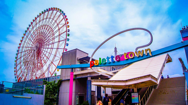 Bánh xe Ferris Town và Palette Town